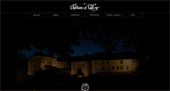 Desktop Screenshot of chateaudevallery.com